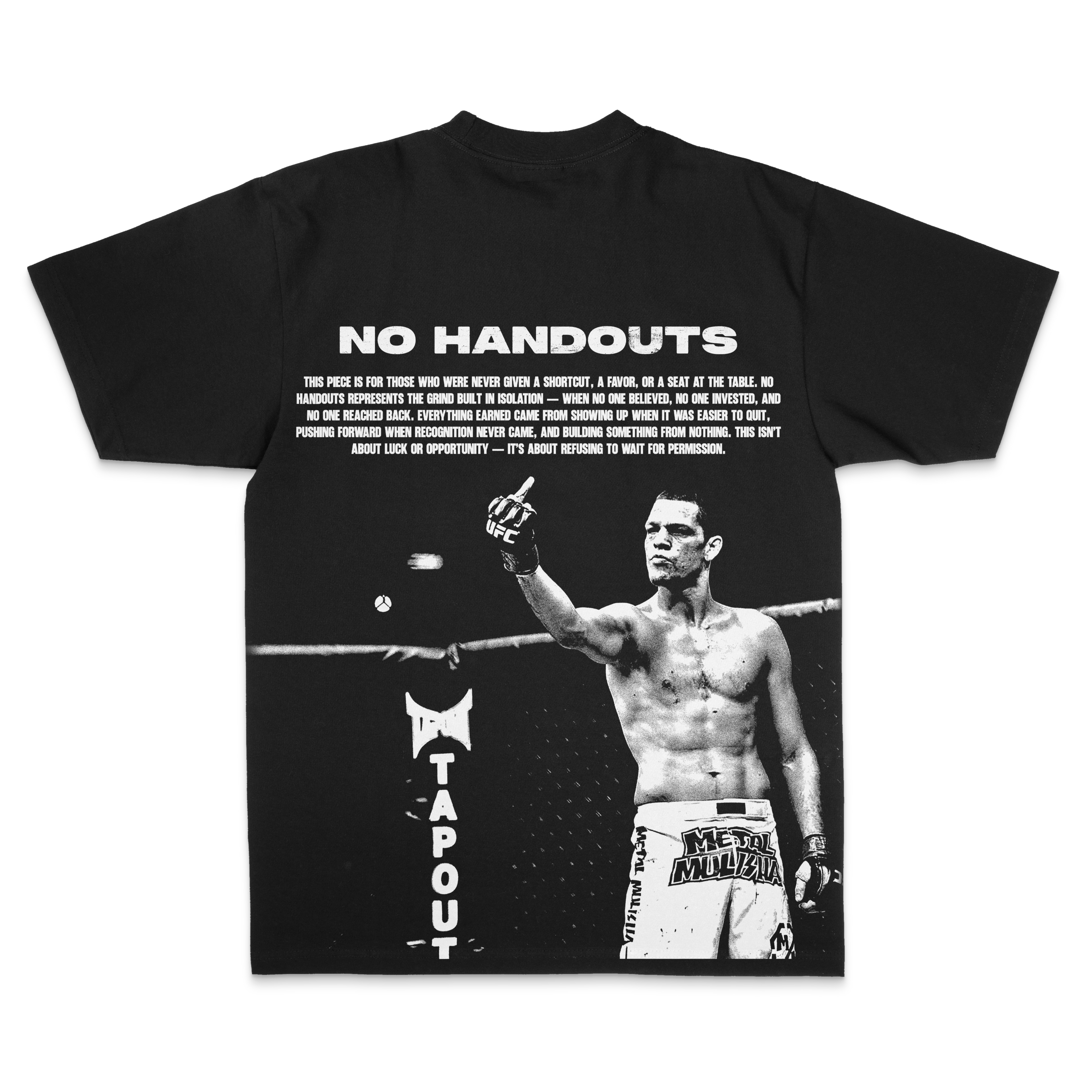 PRE-ORDER - No Handouts Oversized "Premium" Tee - Unisex - coming soon...